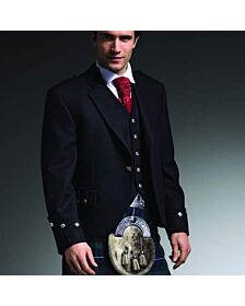 New Men's Black Fashion Argyle Jacket