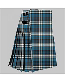 Clan MacDonald Dress Muted Blue Tartan Kilt