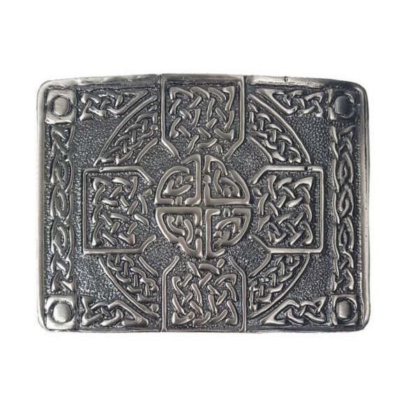 Antiqued Celtic Kilt Belt Buckle