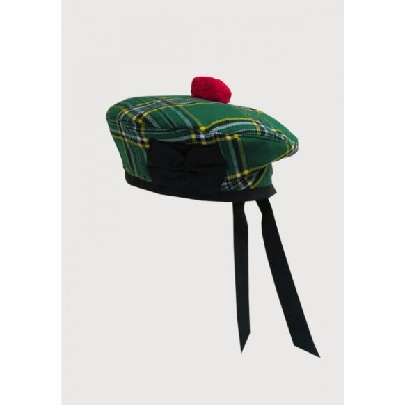 Irish Tartan Balmoral Scottish Hat