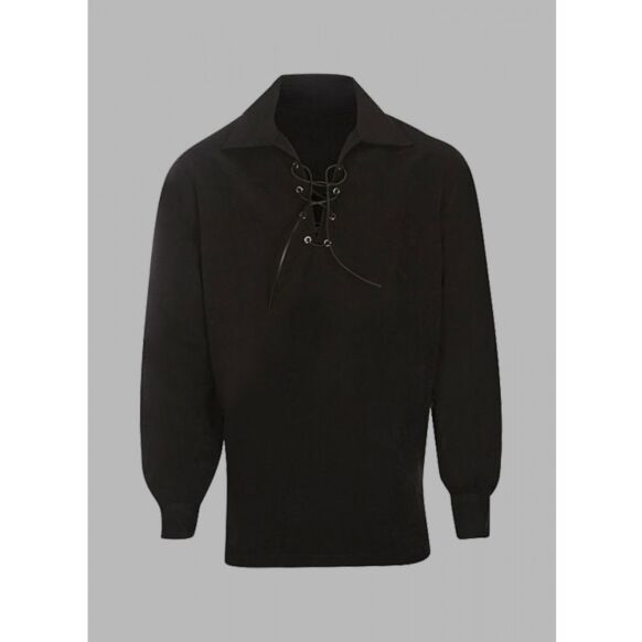 Black custom made Jacobite shirt