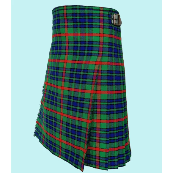 Casual Green Tartan Kilt
