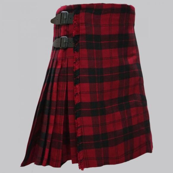 Campbell Red Muted Tartan Kilt