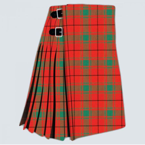 MacDonald OF The Isles Red Ancient Tartan Kilt