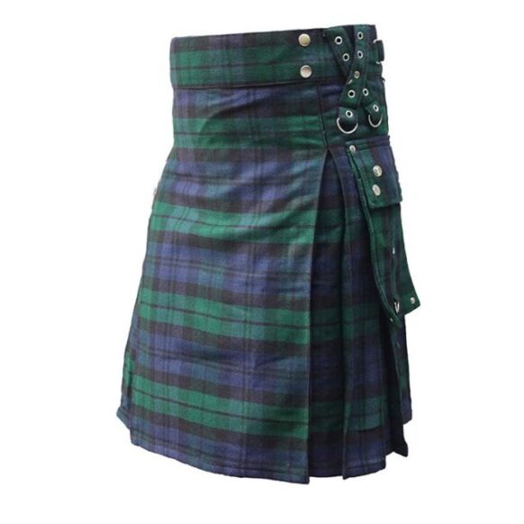 modern style tartan kilt for men