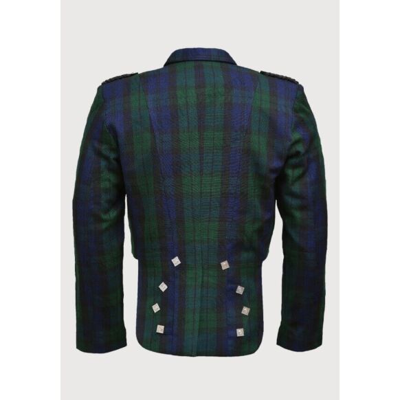 prince charlie tartan shade scottish jacket with vest coat