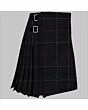 Clunie Charcoal Tartan Kilt