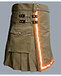 Firefighter Khaki  hybrid kilt for men