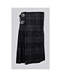 Men's Custom Scottish 8 Yard Traditional Kilt - Grey Watch Tartan