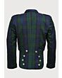 prince charlie tartan shade scottish jacket with vest coat